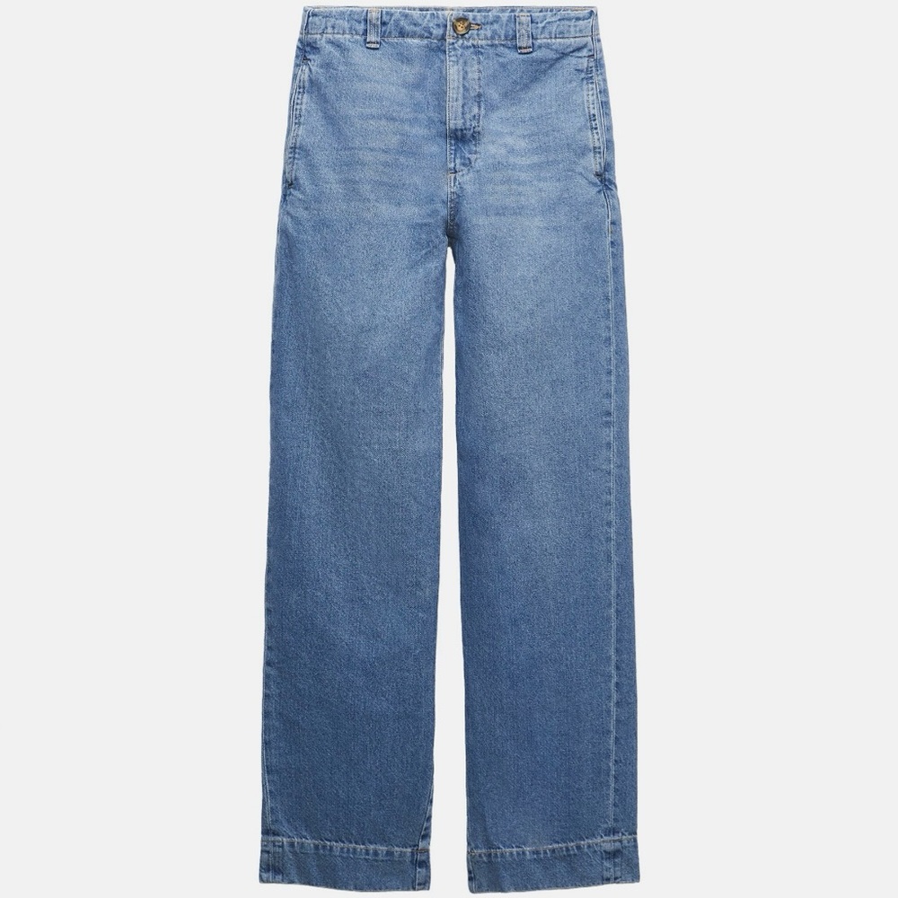 Zara Mid- Rise Chino Jeans